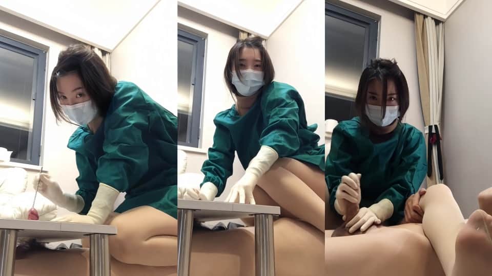 医生护士专业取精，足交撸鸡打飞机，职业装下士各种反差丝袜，丝足榨精 (4)